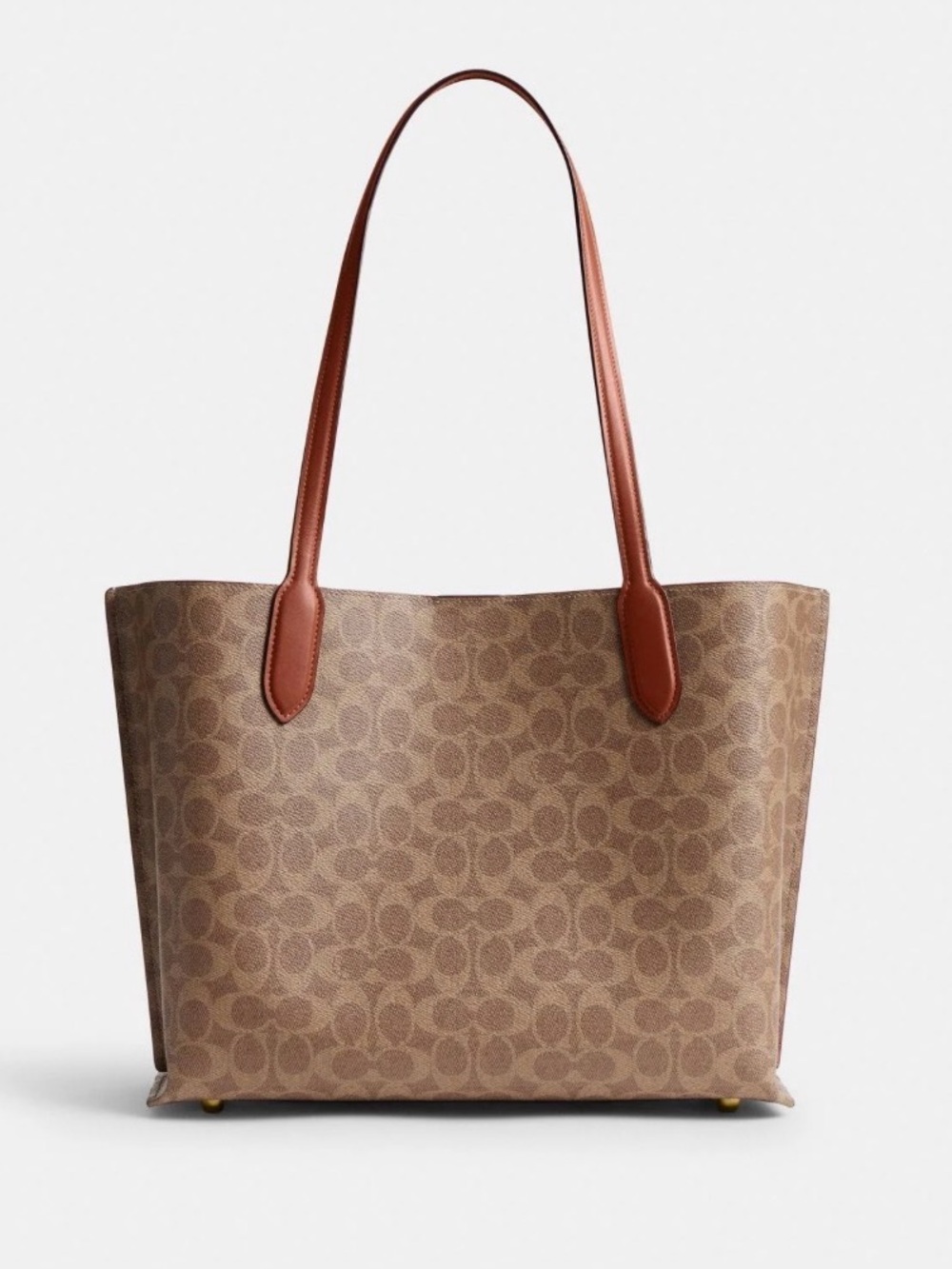 Coach Willow Tote In Signature Canvas with matching wallet. EUC - Picture 11 of 13